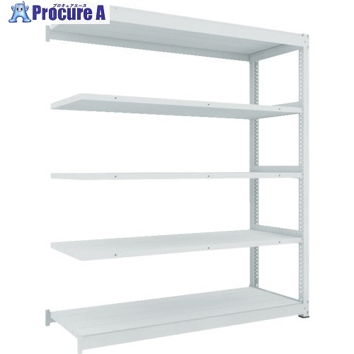 TRUSCO TUG型中量ボルトレス棚 600kg 連結型 1200×926×H2100 5段 TUG600-74Z-5B 1台 ■▼756-0222