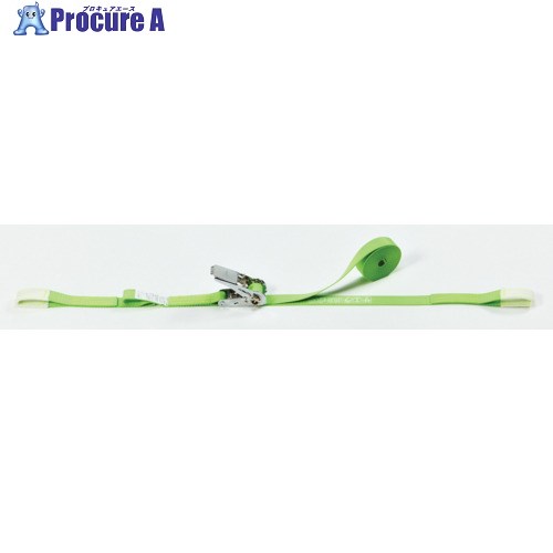 OH ベルトラッシング ラチェットタイプ 当布縫製 幅25×厚1.8mm 使用荷重100kg グリーン SR70L-G (100KGF グリーン) 1台 ■▼808-0743 【送料都度見積】