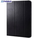 ELECOM 13インチiPad Pro(M4)用ソフトレザーケース ドローイングアングル 360度回転 ブラック TB-A24PLDPLC2BK 1個 ■▼6...