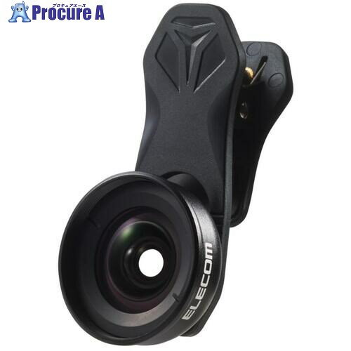 ELECOM セルカレンズ 広角レンズ 0.6倍 ブラック P-SLW06BK 1個 ■▼679-6789 ELECOM セルカレンズ 広角レンズ 0.6倍 ブラック P-SLW06BK 1個 ■▼679-6789