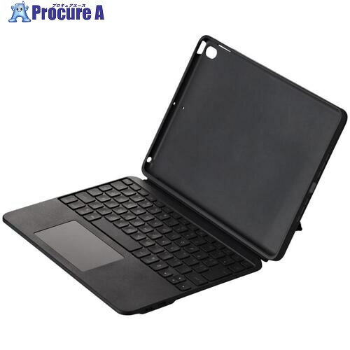ELECOM iPad(第9/8/7世代)用キーボード 日本語配列 着脱可能 ブラック TK-CA13BPBK 1個 ■▼679-8334