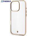 ELECOM iPhone16Pro用ソフトケース メタリックライン ピンク PM-A24CUCTMLPN 1個 ■▼693-3898【代引決済不可】