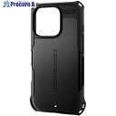 ELECOM iPhone16Pro用ハイブリッドケース ZEROSHOCK ブラック PM-A24CZEROBK 1個 ■▼693-5423【代引決済不可】