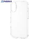 ELECOM iPhone16用タフスリムライトケース オールクリア ストラップシート付 クリア PM-A24ATSLACR 1個 ■▼693-5468【代引決済不可】