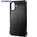 ELECOM iPhone16Plus用ハイブリッドケース ZEROSHOCK ブラック PM-A24BZEROBK 1個 ■▼693-8547【代引決済不可】