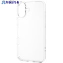 ELECOM iPhone16Plus用ハイブリッドケース ガラス クリア PM-A24BHVCG1CR 1個 ■▼693-8589【代引決済不可】