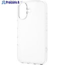 ELECOM iPhone16用ハイブリッドケース スタンダード シルキークリア PM-A24AHVCKMCR 1個 ■▼693-8592【代引決済不可】