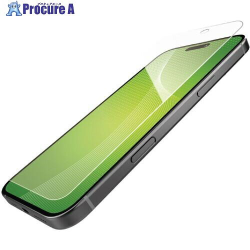 ELECOM iPhone16Plus/15Plus用フィルム 指紋防止 反射防止 PM-A24BFLF 1枚 ■▼693-8629