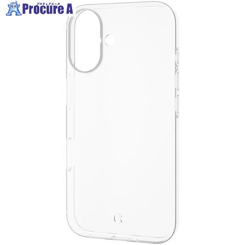 ELECOM iPhone16用ソフトケース 極み クリア PM-A24AUCTCR 1個 ■▼693-8634