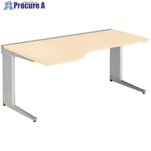 NAIKI 平デスク(左ウェーブタイプ) TR型 トリアス TRIAS TRH167EFL-SVS 1台 ■▼125-4601 ※個人宅様送り不可