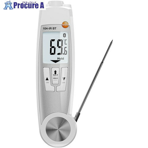 TESTO 赤外放射温度計 testo 104-IR BT 0560 1046 60 1台 ■▼701-7177 【送料都度見積】