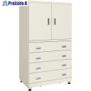 TRUSCO フリッパードアーキャビネット 1010X650XH1780 引出4段付 FPD-602H4 1台 ■▼699-5258