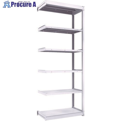 TRUSCO TUG型軽中量ボルトレス棚 200kg 連結型 940×474×H2400 6段 TUG200-83S-6B 1台 ■▼125-2094