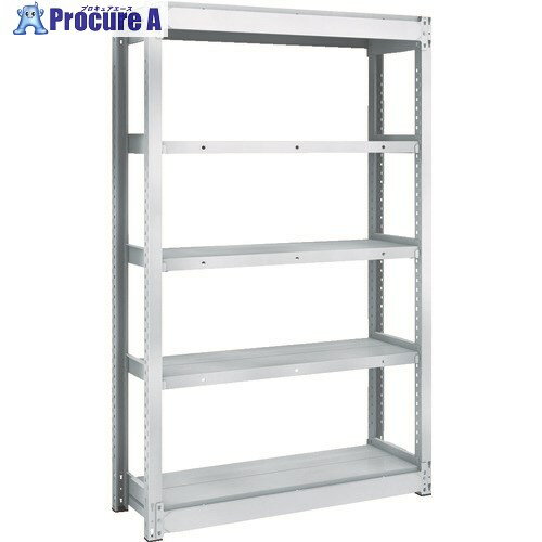 TRUSCO TUG型軽量ボルトレス棚 100kg 単体型 940×324×H1500 5段 TUG100-53K-5 1台 ■▼207-5226