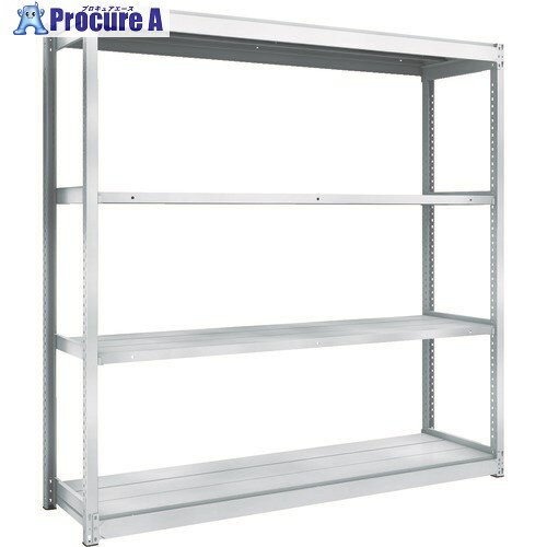 TRUSCO TUG型軽量棚100kg単体 1840X474XH1800 4段 TUG100-66S-4 1台 ■▼207-5289