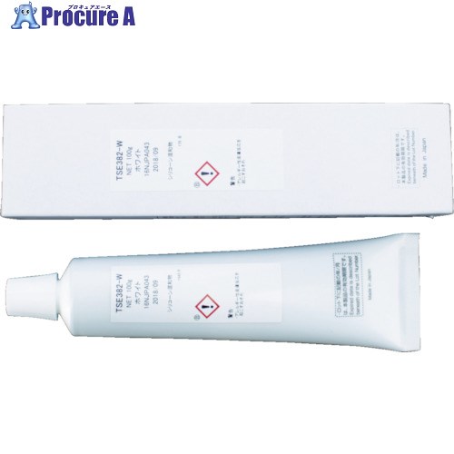 モメンティブ 一般工業用接着シール剤ホワイト TSE382-W-100G TSE382-W-100G 1本 ▼281-4145【代引決済不可】