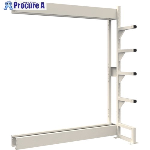 TRUSCO ボルトレス長尺保管棚M1.5 単式連結1500X450XH2100 5段 VRM1.5-7555B 1台 ■▼538-5022 【送料都度見積】