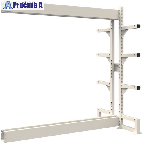 TRUSCO ボルトレス長尺保管棚M3 複式連結1200X300XH2100 4段 VRM3-7434BW 1台 ■▼538-8229 【送料都度見積】