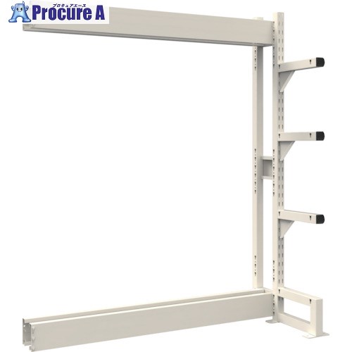 TRUSCO ボルトレス長尺保管棚M3 単式連結1200X450XH1500 4段 VRM3-5454B 1台 ■▼539-4849 【送料都度見積】