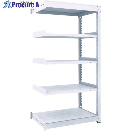 TRUSCO TUG型中量ボルトレス棚 300kg 連結型 1500×926×H1800 5段 TUG300-65Z-5B 1台 ■▼755-6331