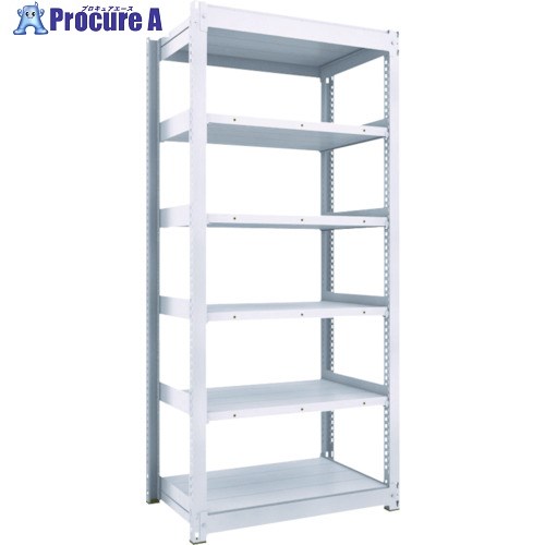 TRUSCO TUG型中量ボルトレス棚 300kg 単体型 1555×476×H2100 6段 TUG300-75S-6 1台 ■▼755-6969