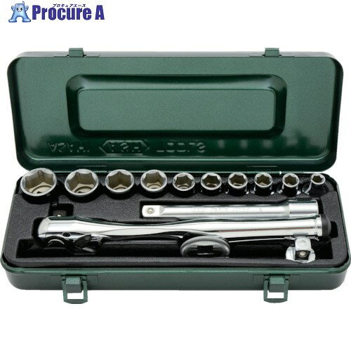 ASH レボウェイブ6角ソケットレンチセット12.7□×14PCS VJS4201 1S ▼855-0868