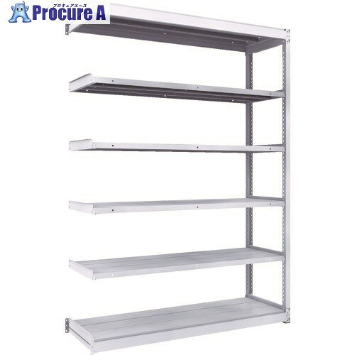 TRUSCO TUG型軽中量ボルトレス棚 200kg 連結型 1540×474×H2100 6段 TUG200-75S-6B 1台 ■▼855-8014