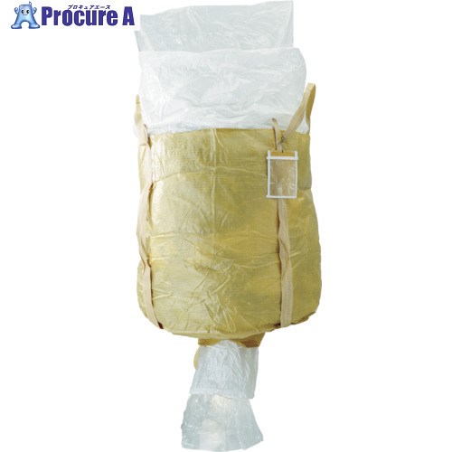 吉野 コンテナバッグ丸型 内袋付 排出口付 YS-CB-1000C-PE 1個 ▼412-7421【代引決済不可】