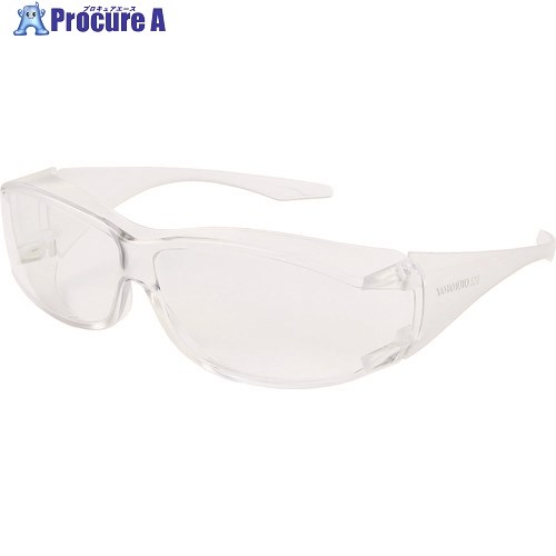 YAMAMOTO 二眼型保護メガネ(フィットタイプ) レンズ色/テンプルカラー:クリア YX-520 1個 ▼836-5852