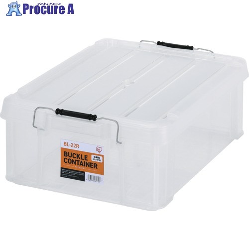IRIS 299203 バックルコンテナ BL-22R クリア BL-22R-CL 1個 ▼629-3670