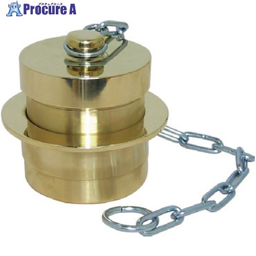 IWA 黄銅製 町野式金具 H108 町野式男キャップ 鎖付き 36H020B-C 1個 ■▼509-4431 【送料都度見積】