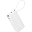 Anker モバイルバッテリー Anker Power Bank (10000mAh, Fusion, Built-In ライトニングケーブル) ホワイト A1...