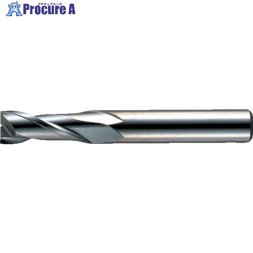 三菱K 2枚刃汎用 ハイススクエアエンドミルミディアム刃長(M)7.5mm 2MSD0750 1本 ▼110-1820【代引決済不可】 ●SI517