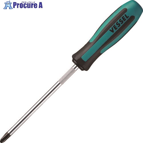 VESSEL メガドラ普通ドライバー 900 ＋3×150 900-3-150 1本 ▼124-2750