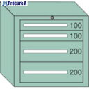 OS 中量キャビネット(6型) 間口693×奥行557×高さ681mm最大積載量600kg 6-605 1台 ■▼136-7387 ※個人宅様送り不可