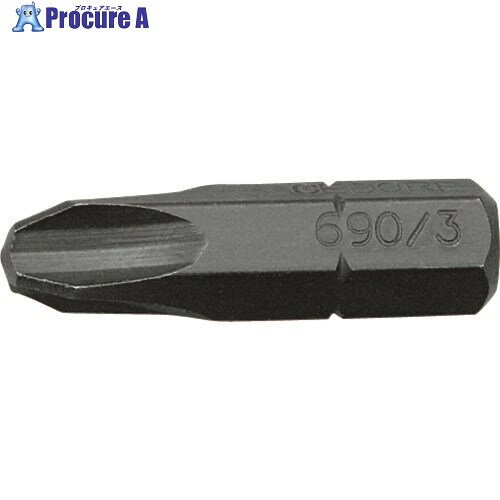 GEDORE スクリュードライバービット 690 1/4 PH3 50mm 6541670 1パック ▼149-4185