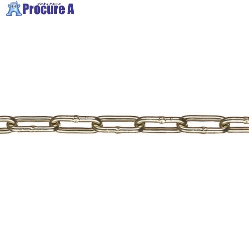 水本 【要長さ指定】チューブ保護アルミカラーチェーン レモンイエロー 3HALC-Y 10.1〜11m 3HALC-Y-11C 1本 ■▼158-4108【代引決済不可】【送料都度見積】