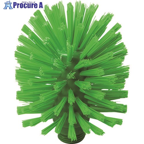 BURRTEC バーキュートプラス ボトルブラシ ヘッド 120mm 緑 BCP-B120G HACCAP対応 69471535 1本 ■▼202-0024【代引決済不可】【送料都度見積】