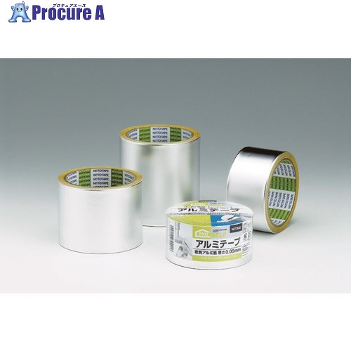 ニトムズ アルミテープ 75X10 J3140 1巻 ▼335-5985【代引決済不可】