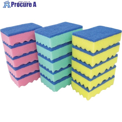 キクロン キクロンプロA-532スポンジたわしハード5P A532-5P 1パック ▼354-6755【代引決済不可】