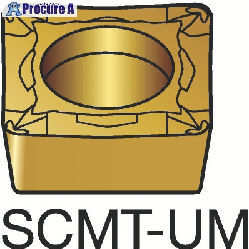 SANDVIK コロターン107 旋削用ポジチップ(130) 1115 SCMT 09 T3 08-UM 1115 (130) 10個 ■▼358-7606 【送料都度見積】 ●KO521