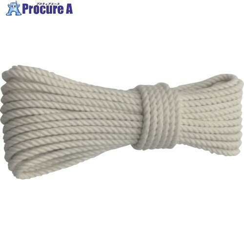 ユタカメイク ロープ 綿ロープ3ツ打 5φ×10m A-60 1巻 ▼367-4371