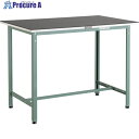TRUSCO 軽荷重立作業台(300kg)HAE型 900X600XH905 ゴムマット張り グリーン色 HAE-0960G5 1台 ■▼466-9223