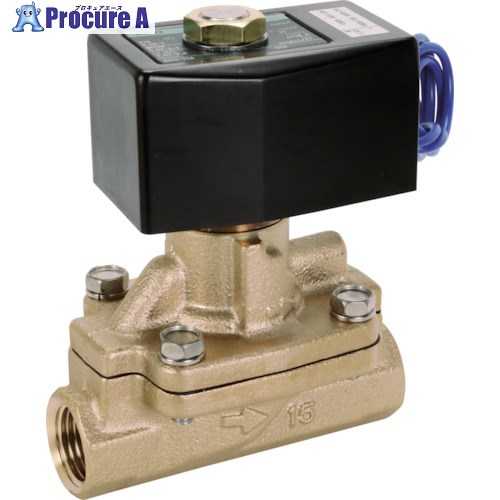 CKD パイロット式2ポート電磁弁(マルチレックスバルブ)105[[MM2]]/有効断面積 AD11-15A-03A-AC200V 1台 ▼110-2729【代引決済不可】