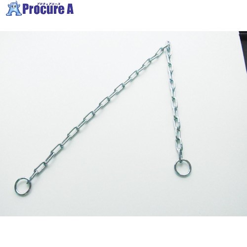 ニッサチェイン 用心鎖 ユニクロ4.8×1800mm S111 5本 ■▼849-0448 【送料都度見積】※車上渡し