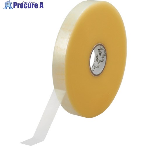 3M OPP包装用粘着テープ 3664 透明 36mmX1000m 3664 TRA 36X1000 8巻 ▼103-7337