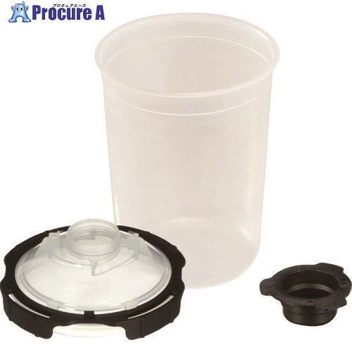 3M PPS シリーズ2.0 交換用リッド＆ライナー 400ml 用 200ミクロン 26112 1箱 ▼161-1235