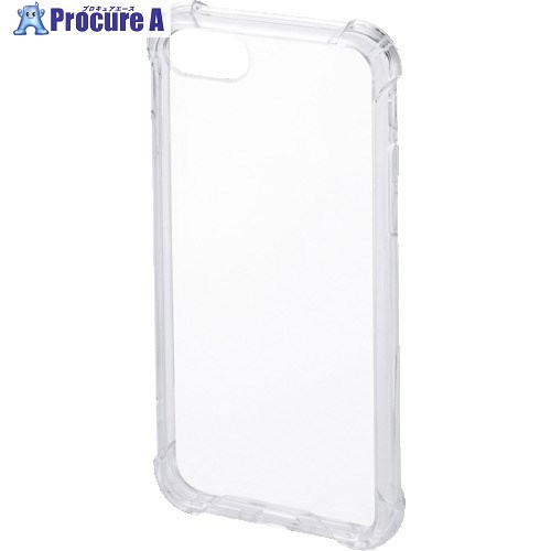 SANWA 耐衝撃ケース(iPhone7) PDA-IPH013CL 1個 ▼203-2857【代引決済不可】