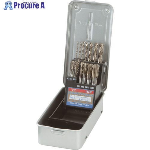 IS コバルトジェット・スパイラルタップ・ドリルセット COJSD-21 1S ▼302-2544