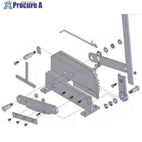 TRUSCO 板金用切断機 レバーシャP-4用部品 NO.27六角ボルト P4027 1個 ▼488-7361【代引決済不可】